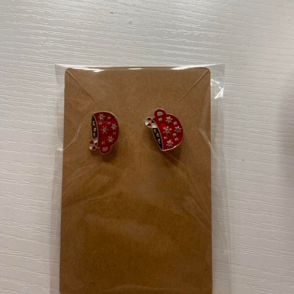hot chocolate mugs earrings